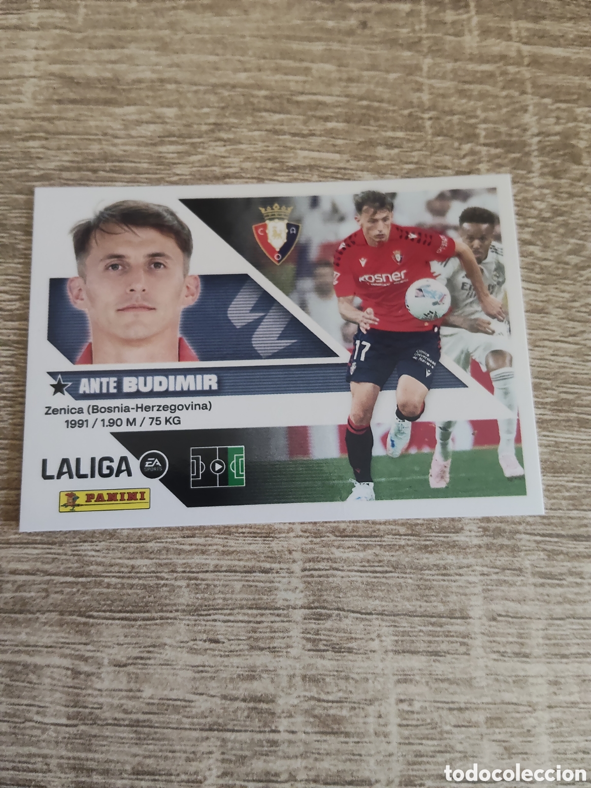 Cromos de f&uacute;tbol: Budimir Osasuna liga 2026 2027 26 27 ediciones este