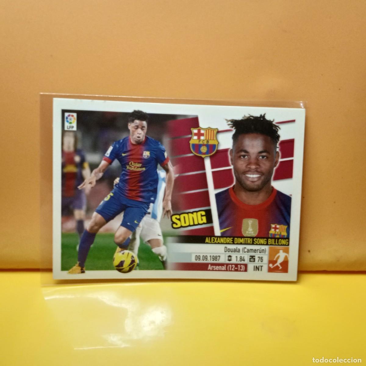 Cromos de f&uacute;tbol: EDICIONES ESTE: 2013 2014 13 14 F.C BARCELONA SONG 8B 8 B