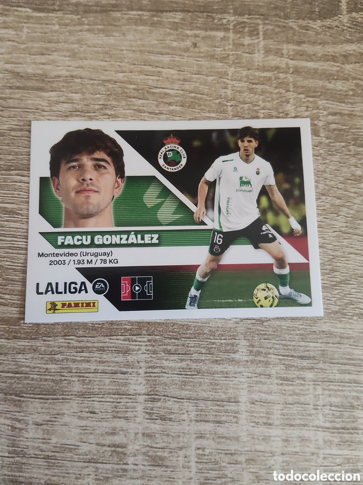 Cromos de f&uacute;tbol: Facu Gonz&aacute;lez Racing de Santander liga 2026 2027 26 27 ediciones este
