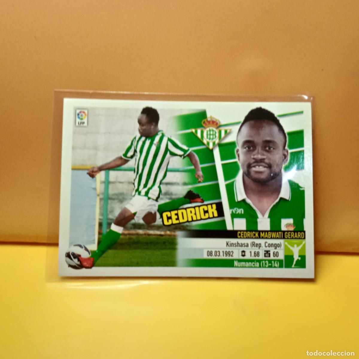 Cromos de f&uacute;tbol: EDICIONES ESTE: 2013 2014 13 14 REAL BETIS CEDRICK 14