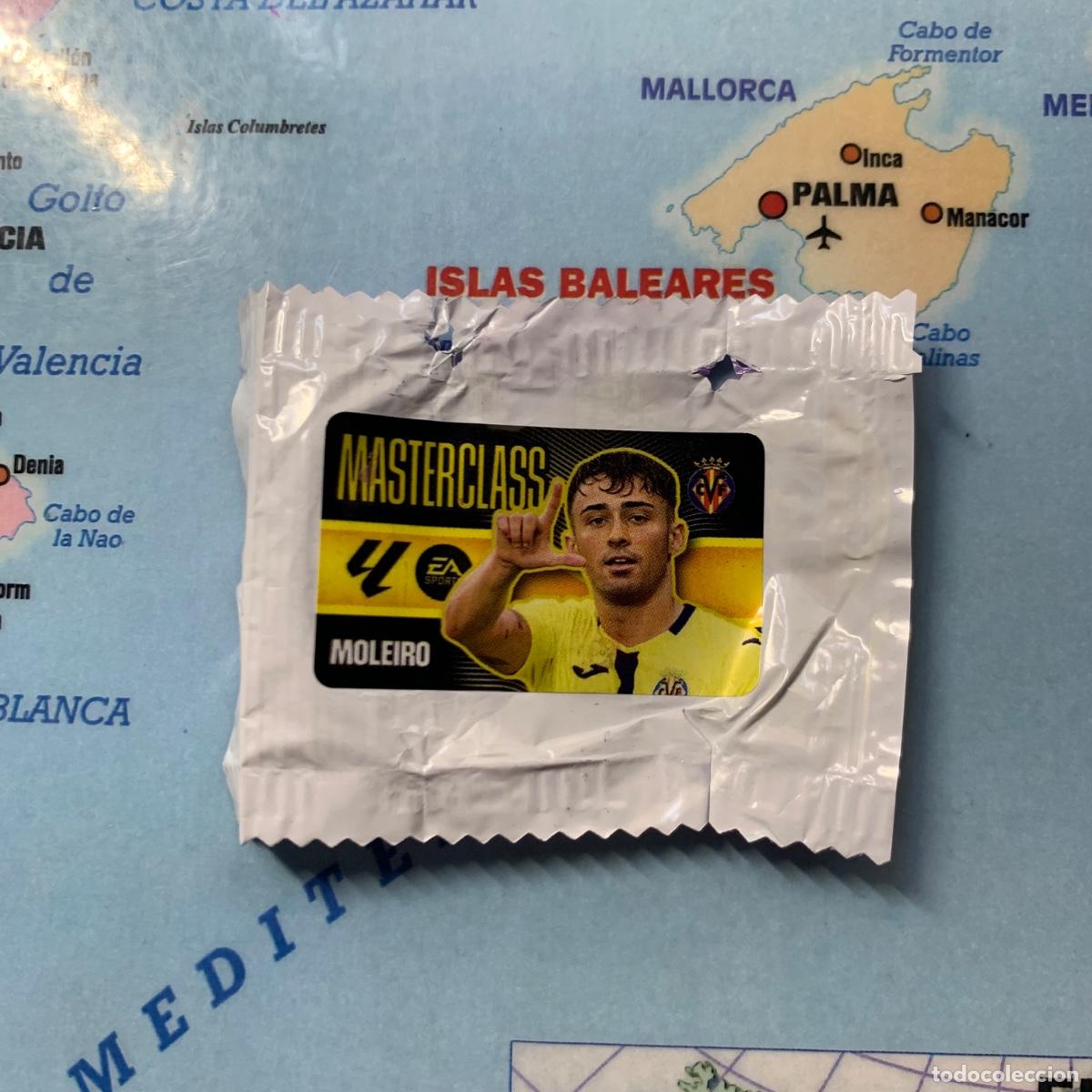 Cromos de f&uacute;tbol: Cromo chicle Masterclas Moleiro Del Villarreal liga este 26-27 2026-2027