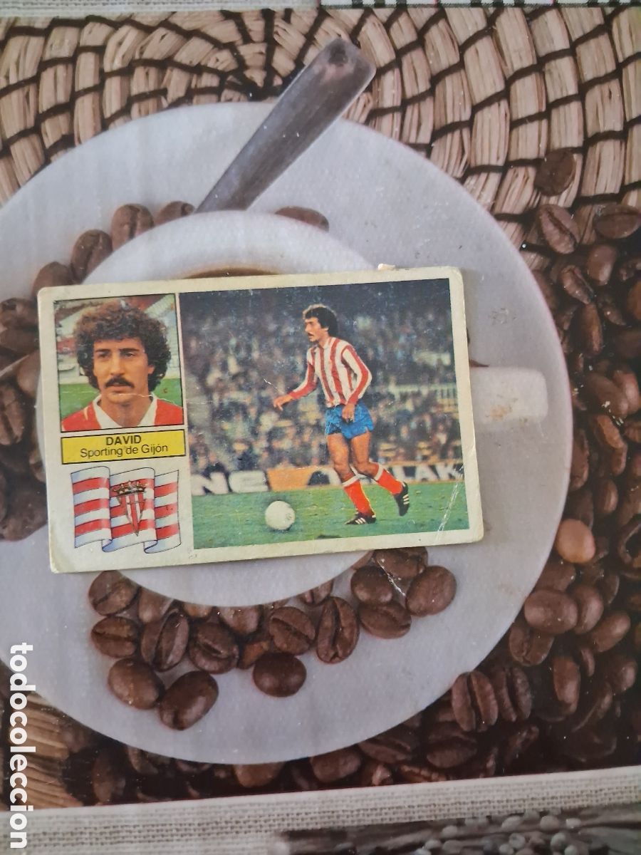 Cromos de f&uacute;tbol: Liga este 82 83 David baja del sporting recuperado del &aacute;lbum ver fotos