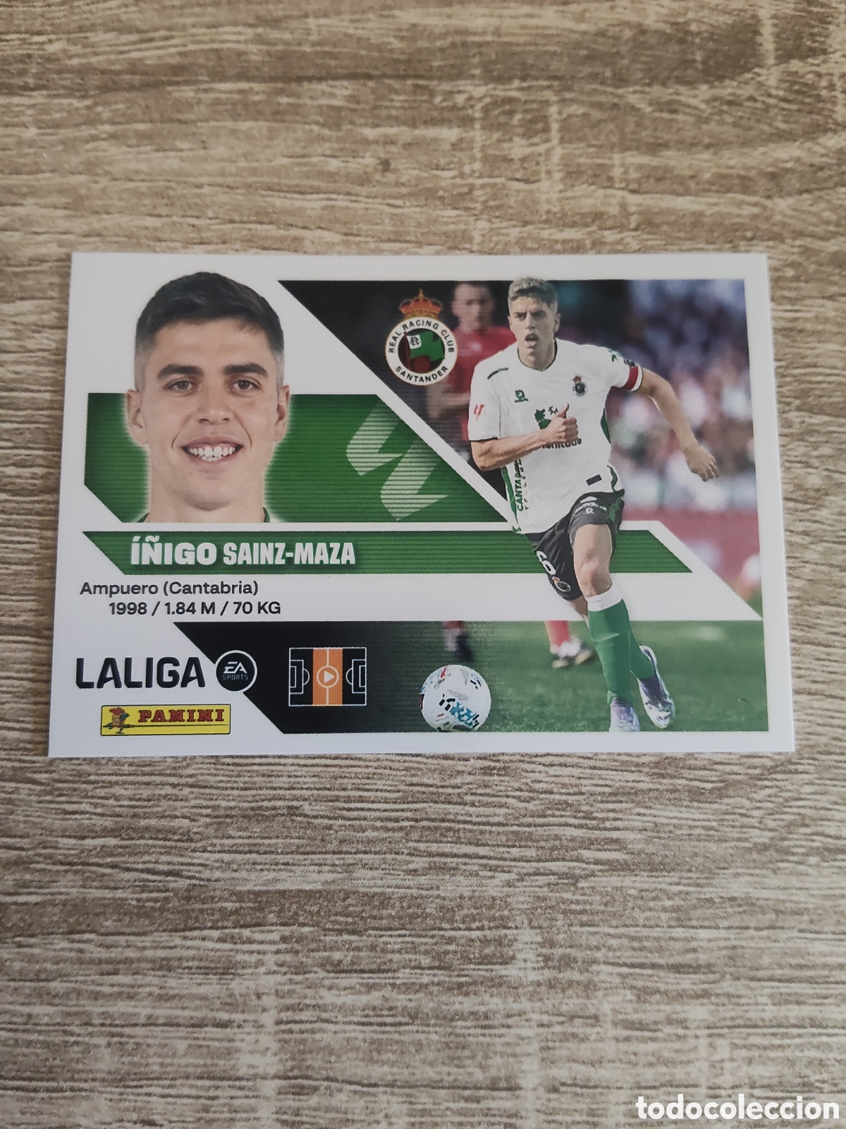 Cromos de f&uacute;tbol: &Iacute;&ntilde;igo Racing de Santander liga 2026 2027 26 27 ediciones este