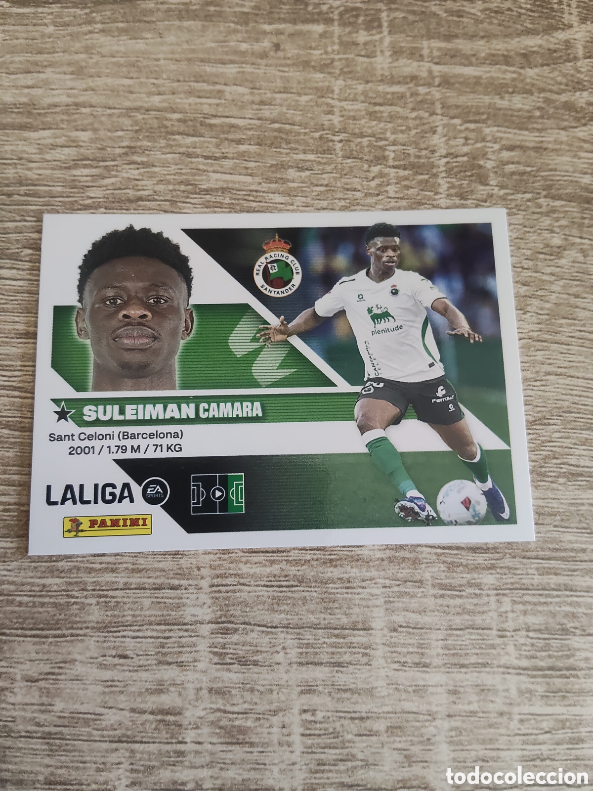 Cromos de f&uacute;tbol: Suleiman Racing de Santander liga 2026 2027 26 27 ediciones este