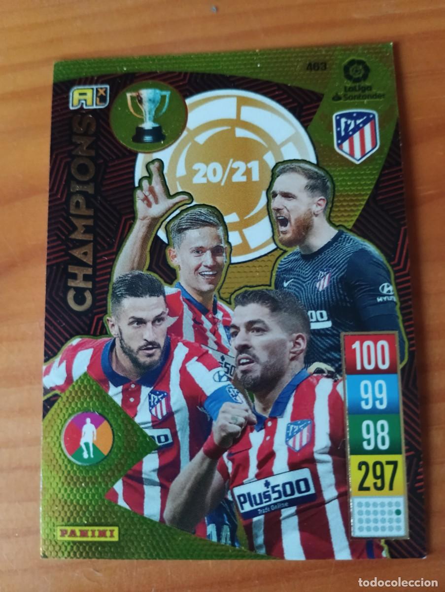 Football Stickers: ATLETICO DE MADRID 463 CARD CHAMPIONS 20/21 PANINI ADRENALYN XL 2021 2022 21 22