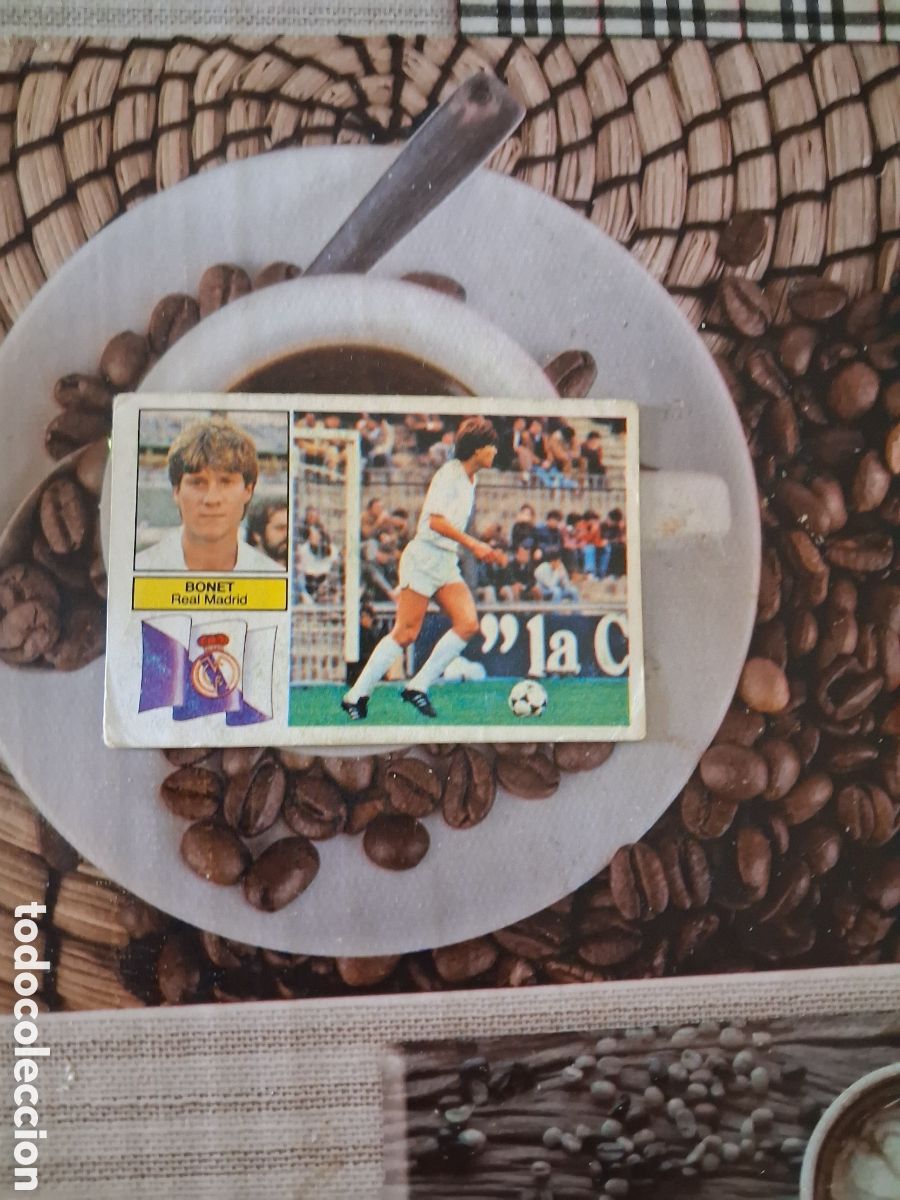 Cromos de f&uacute;tbol: Liga este 82 83 bonet fichaje N 7 del real Madrid recuperado del &aacute;lbum ver fotos