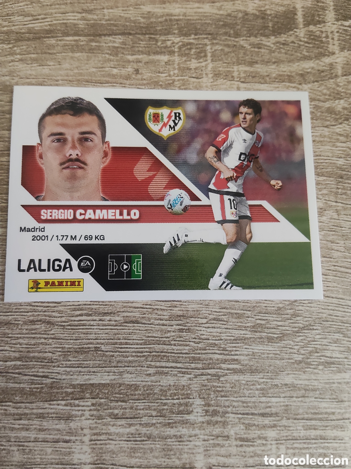 Cromos de f&uacute;tbol: Camello Rayo Vallecano liga 2026 2027 26 27 ediciones este