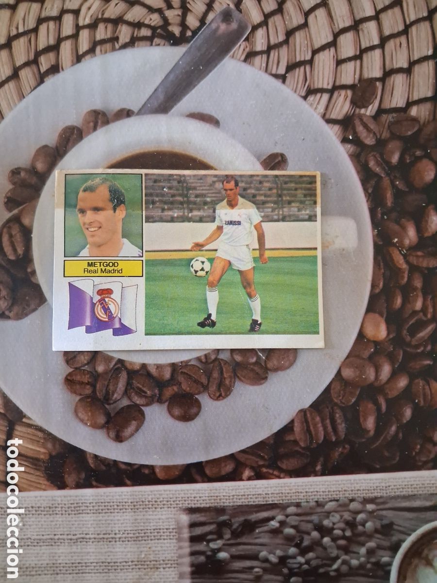 Cromos de f&uacute;tbol: Liga este 82 83 metgod fichaje N 8 del real Madrid recuperado del &aacute;lbum ver fotos