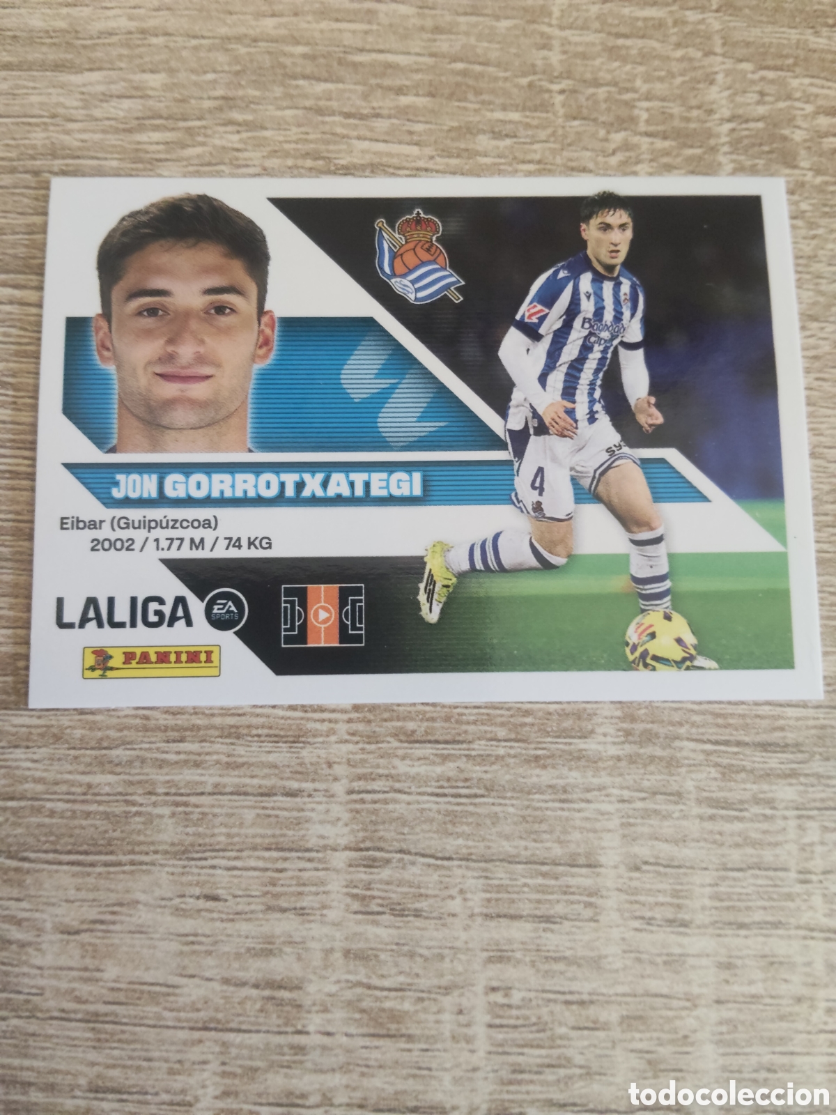 Cromos de f&uacute;tbol: Gorrotxategi Real Sociedad liga 2026 2027 26 27 ediciones este