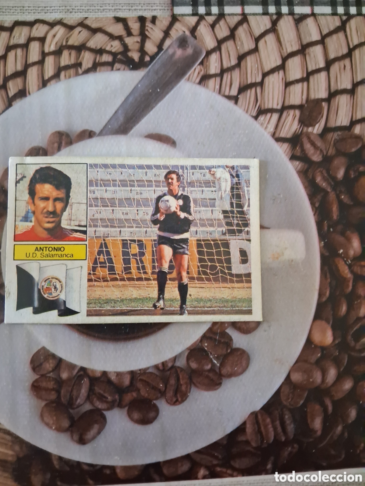 Cromos de f&uacute;tbol: Liga este 82 83 Antonio baja del salamanca recuperado del &aacute;lbum ver fotos