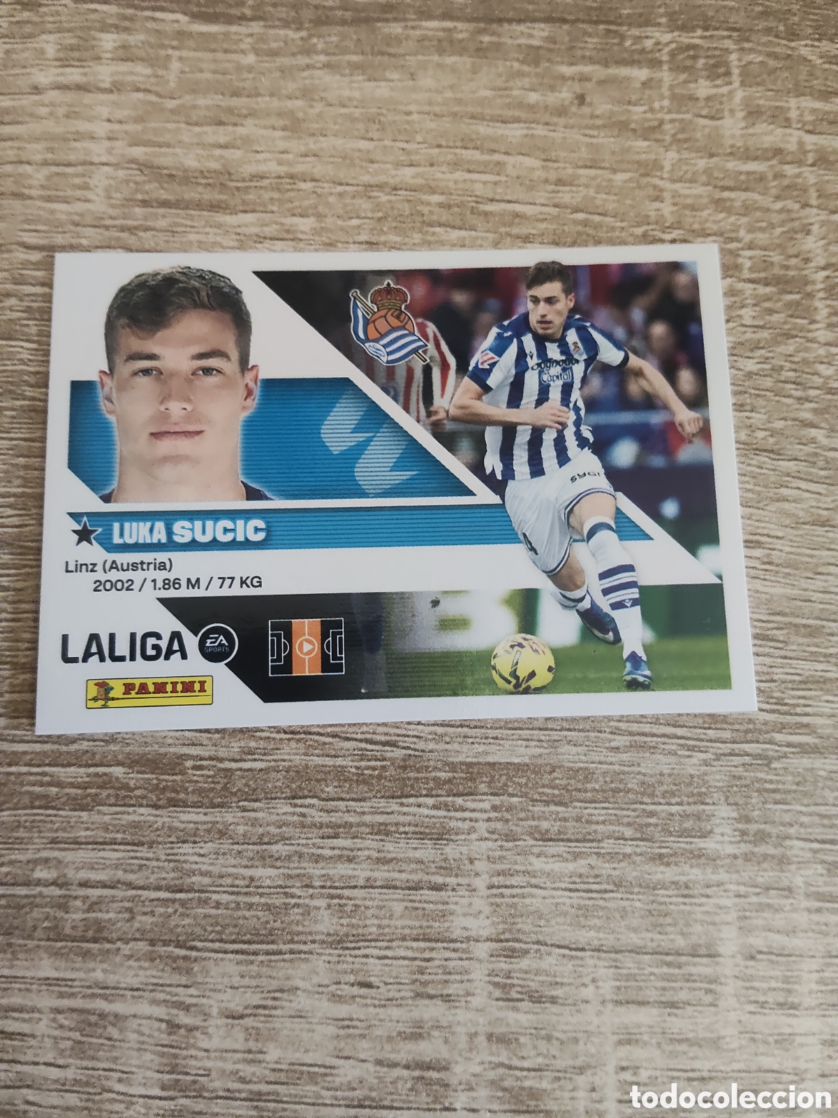 Cromos de f&uacute;tbol: Sucic Real Sociedad liga 2026 2027 26 27 ediciones este