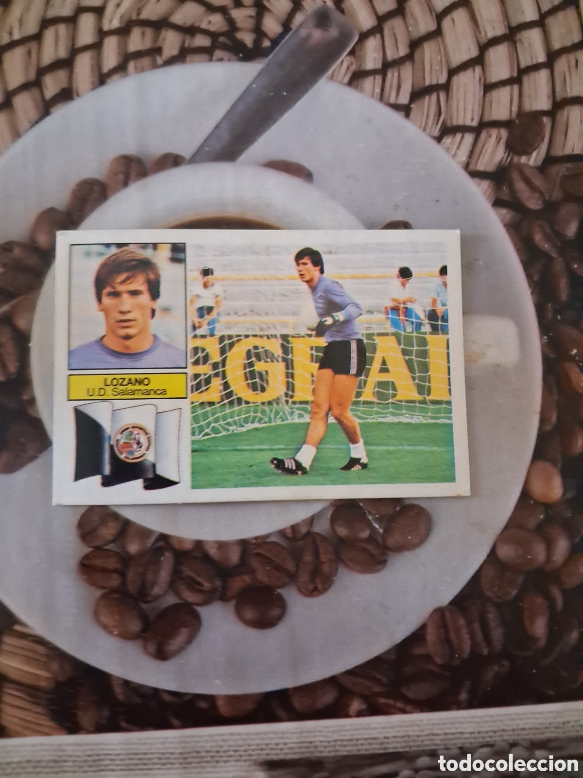 Cromos de f&uacute;tbol: Liga este 82 83 lozano del salamanca fichaje N 5 del salamanca recuperado del &aacute;lbum ver fotos
