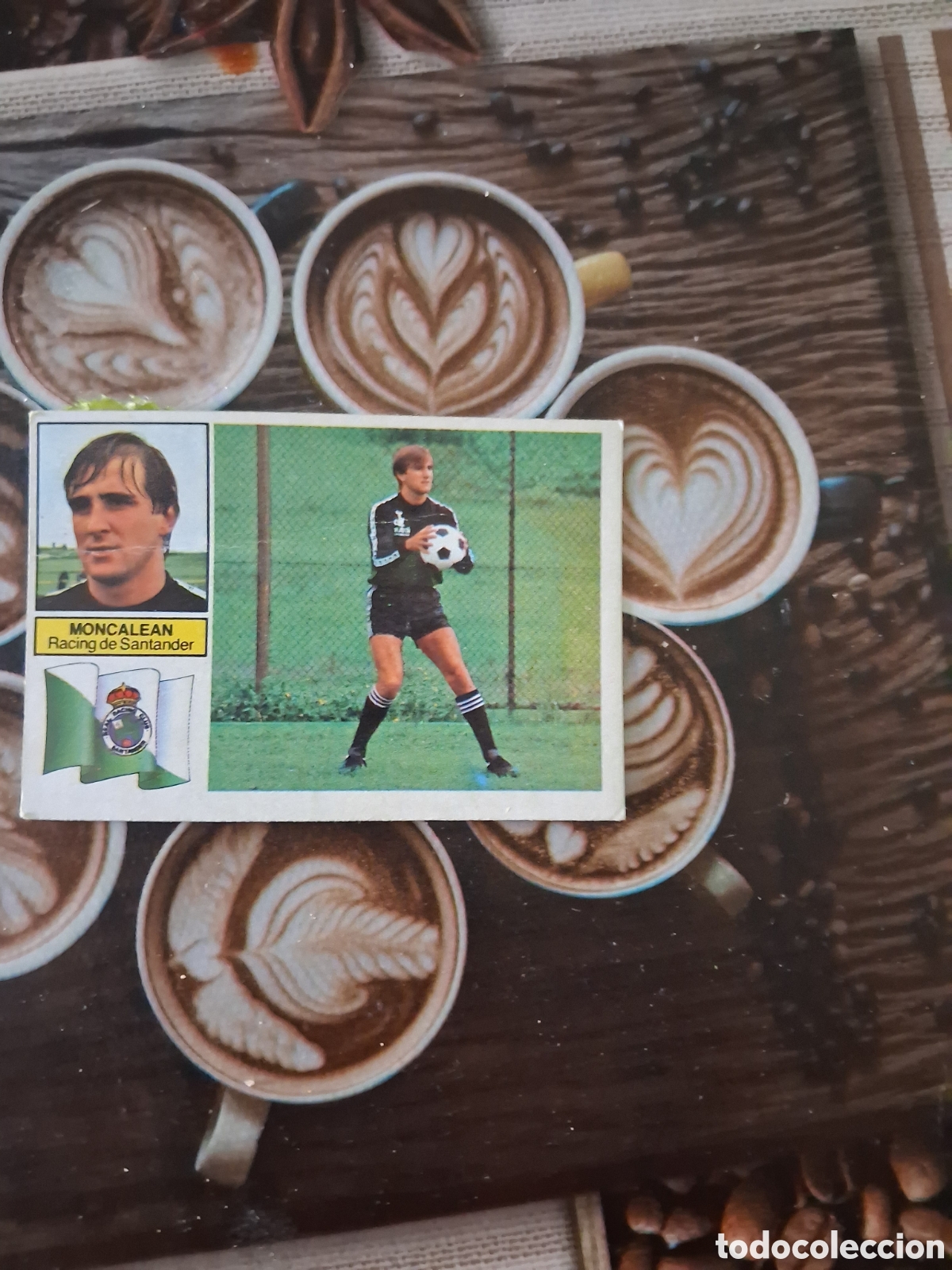 Cromos de f&uacute;tbol: Liga este 82 83 moncalean baja del racing de Santander recuperado del &aacute;lbum ver fotos