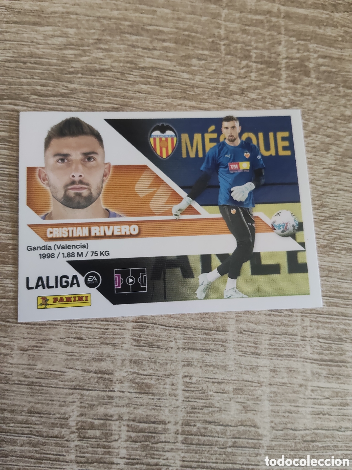 Cromos de f&uacute;tbol: Rivero Valencia liga 2026 2027 26 27 ediciones este