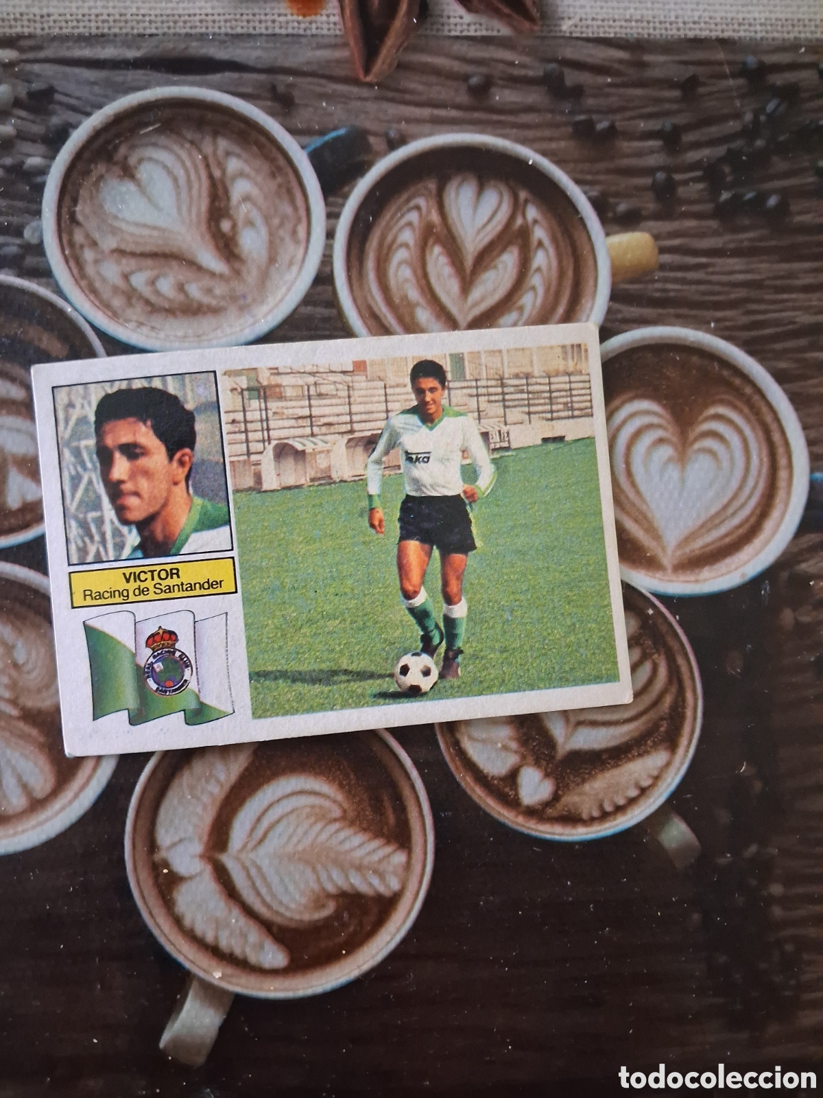 Cromos de f&uacute;tbol: Liga este 82 83 Victor baja del racing de Santander recuperado del &aacute;lbum ver fotos