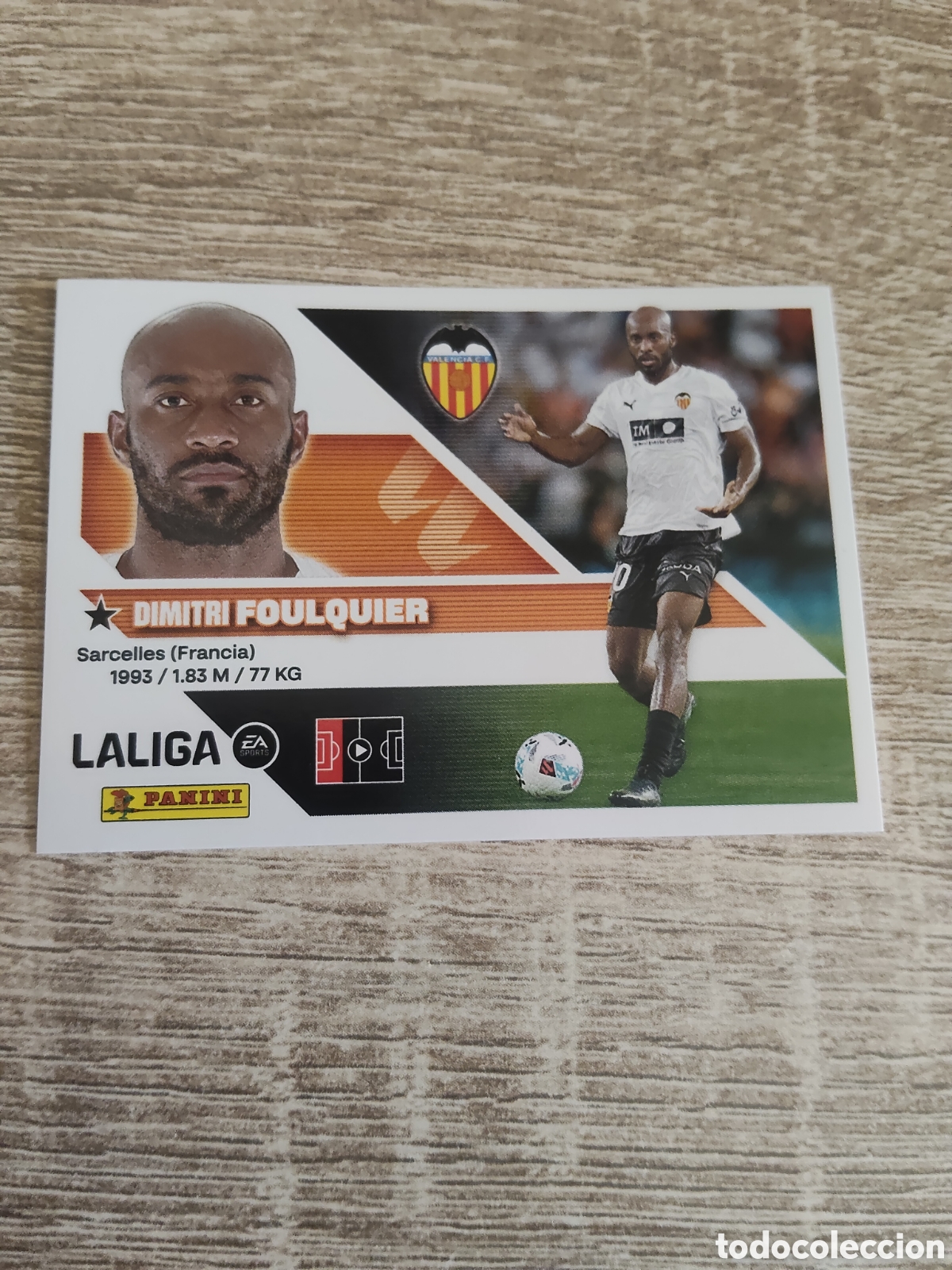 Cromos de f&uacute;tbol: Foulquier Valencia liga 2026 2027 26 27 ediciones este