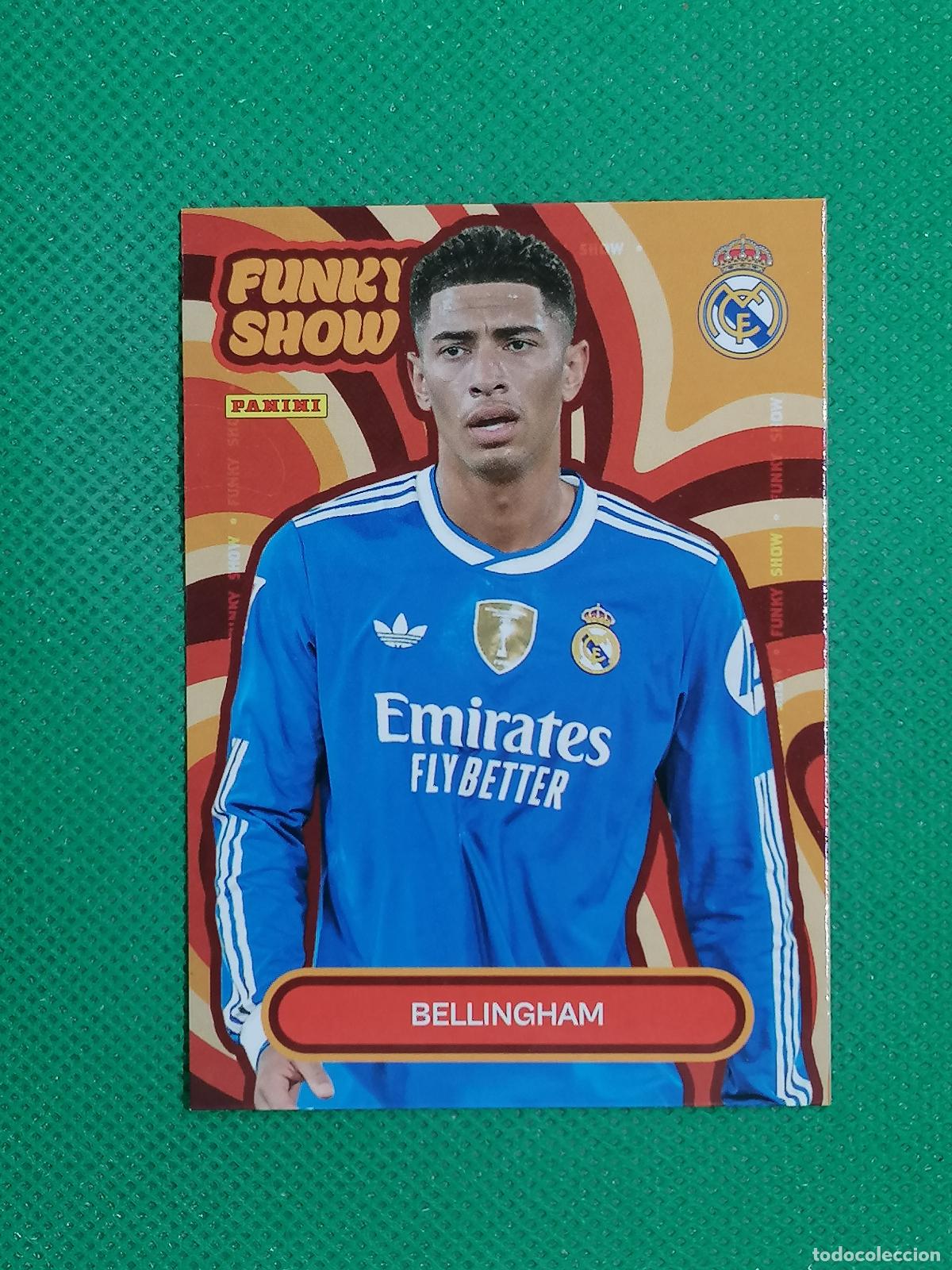 Cartes &agrave; collectionner de Football: 51 BELLINGHAM FUNKY SHOW ⚽ PANINI CLUB REAL MADRID CARD 25 26 2025 2026 ⚽