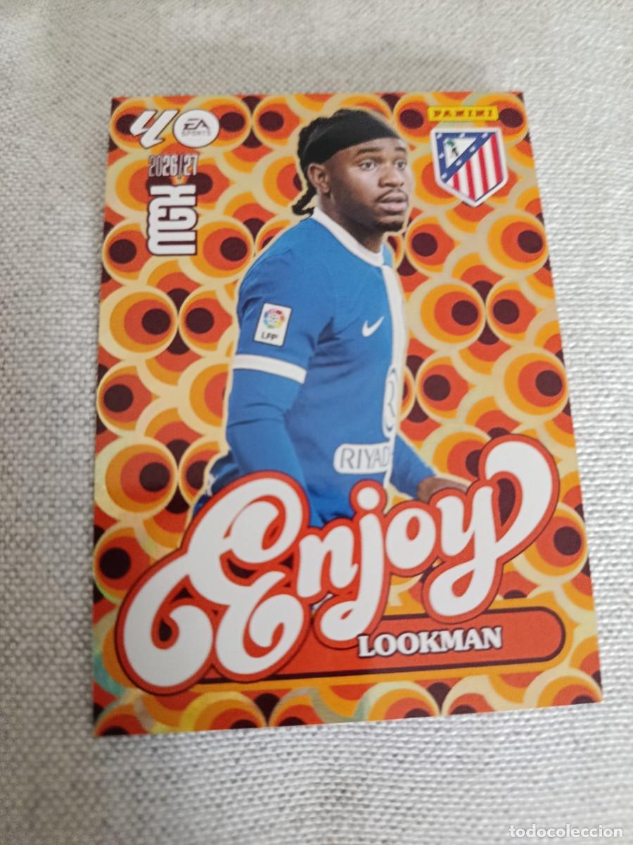 Cromos de f&uacute;tbol: Megacracks 26/27. 385- Lookman. Atl&eacute;tico de Madrid. Enjoy.