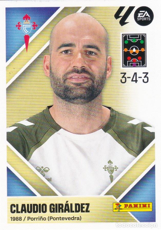 Fu&szlig;ball-Sticker: ESTE 2026-27 * CLAUDIO GIR&Aacute;LDEZ * N&ordm; 2 - DEL CELTA - (NUEVO DE SOBRE) (A-20)