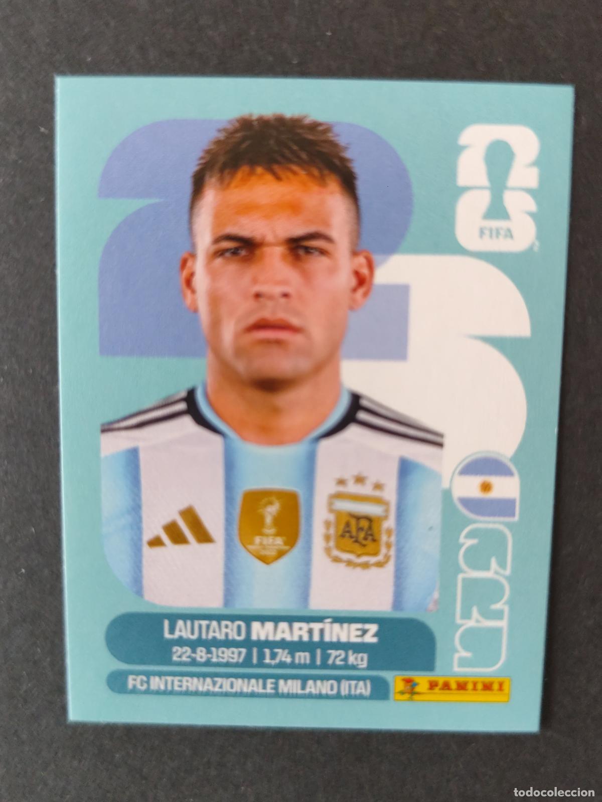 Cromos de f&uacute;tbol: ARG18 LAUTARO MART&Iacute;NEZ 18 ARGENTINA MUNDIAL FIFA WORLD CUP 2026 STICKER PANINI SIN PEGAR