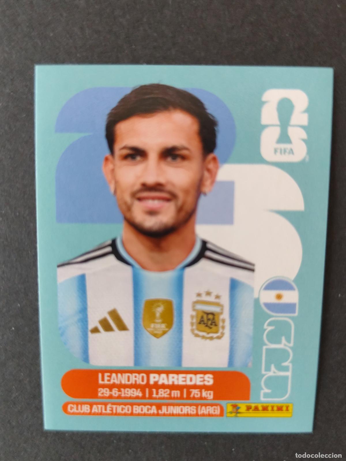 Cromos de f&uacute;tbol: ARG12 LEANDRO PAREDES 12 ARGENTINA MUNDIAL FIFA WORLD CUP 2026 STICKER PANINI SIN PEGAR