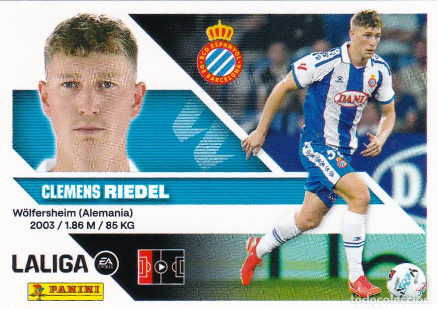 Cromos de f&uacute;tbol: ESTE 2026-27 * RIEDEL * N&ordm; 7 - DEL ESPANYOL - (NUEVO DE SOBRE) (A-20)
