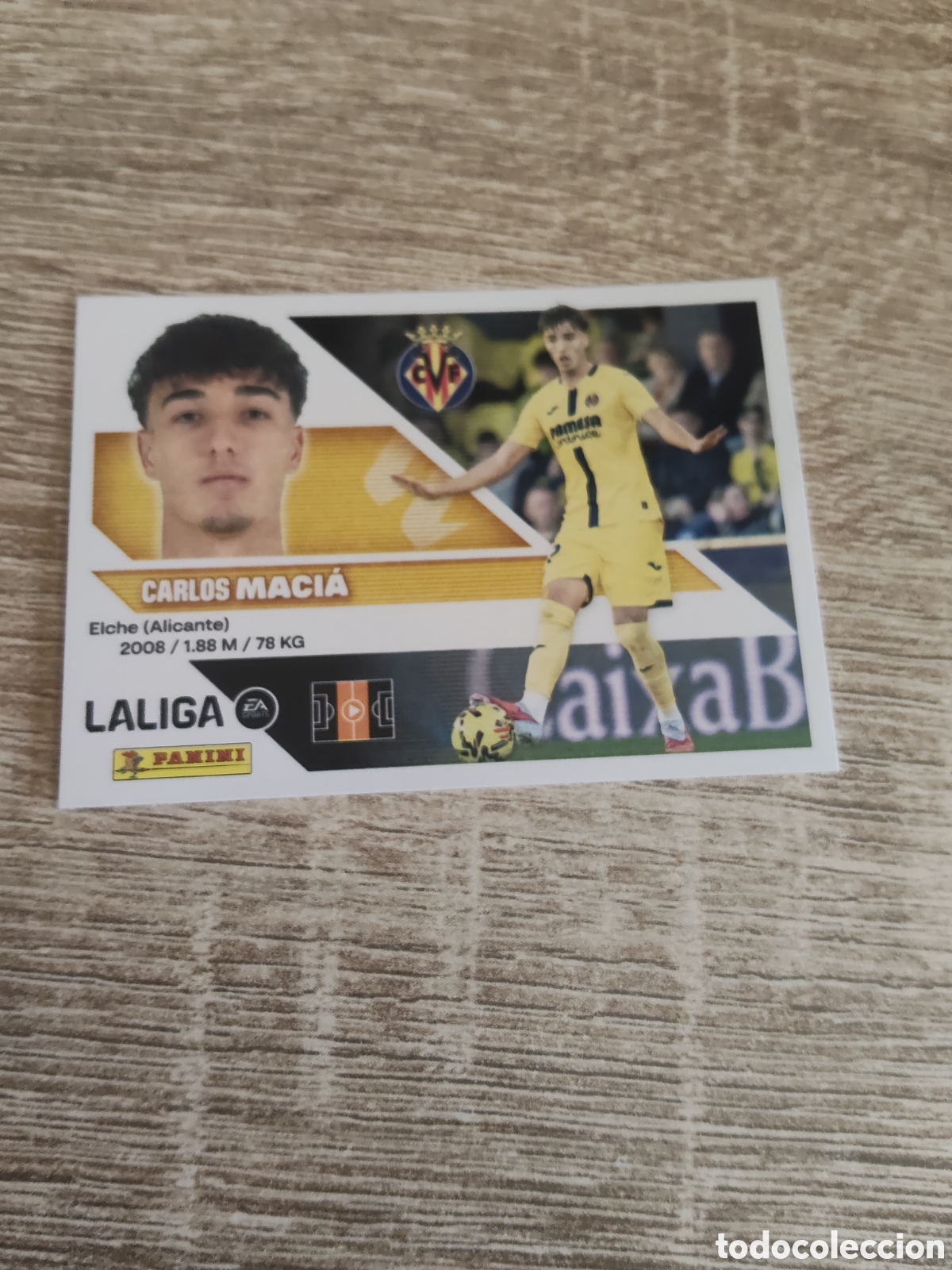 Cromos de f&uacute;tbol: Macia Villarreal liga 2026 2027 26 27 ediciones este