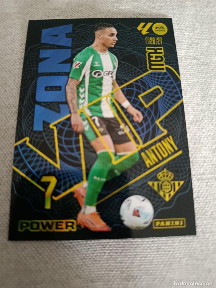 Cromos de f&uacute;tbol: Megacracks 26/27. 388P- Antony. Real Betis. Zona VIP power.