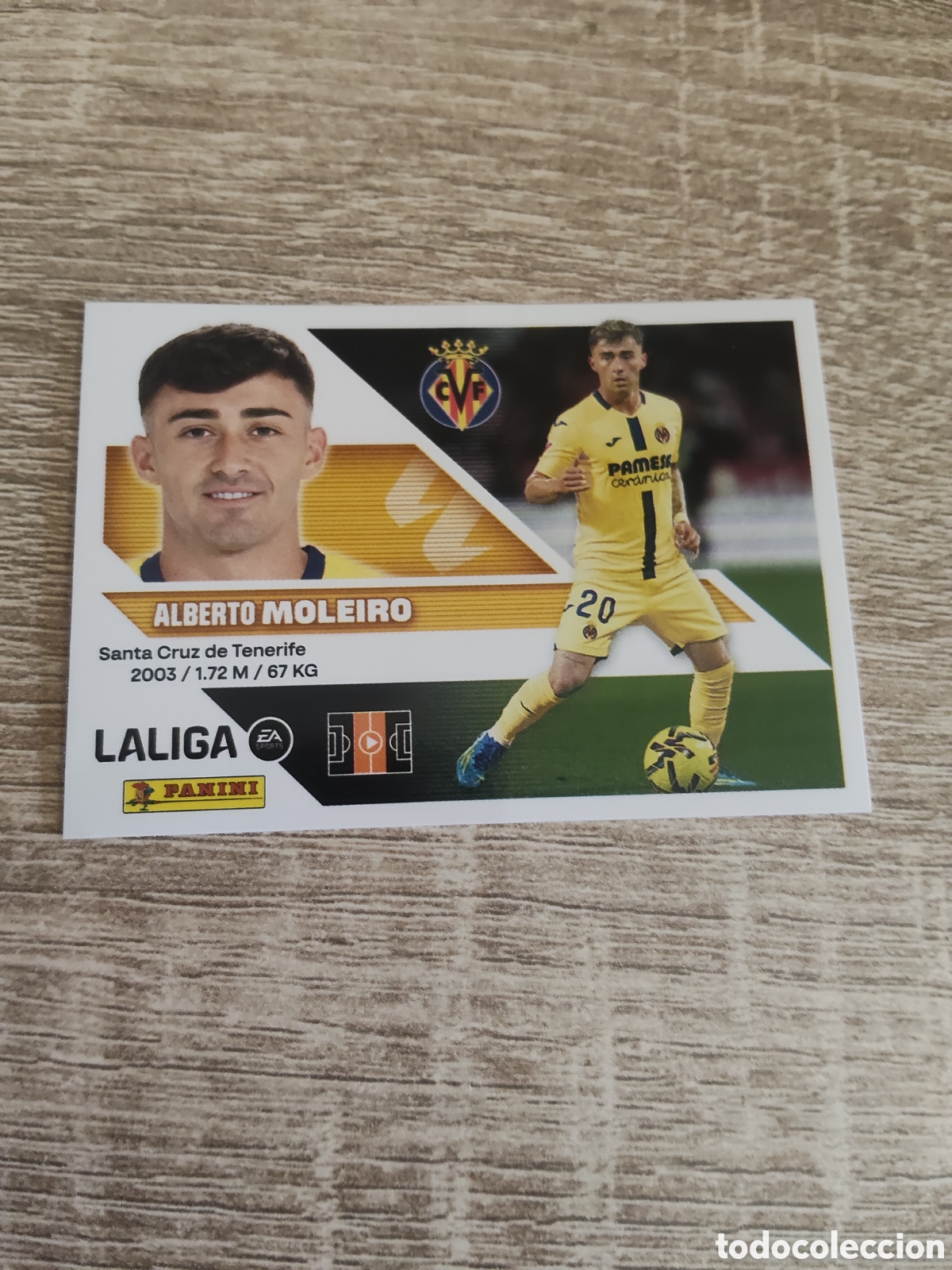 Cromos de f&uacute;tbol: Moleiro Villarreal liga 2026 2027 26 27 ediciones este