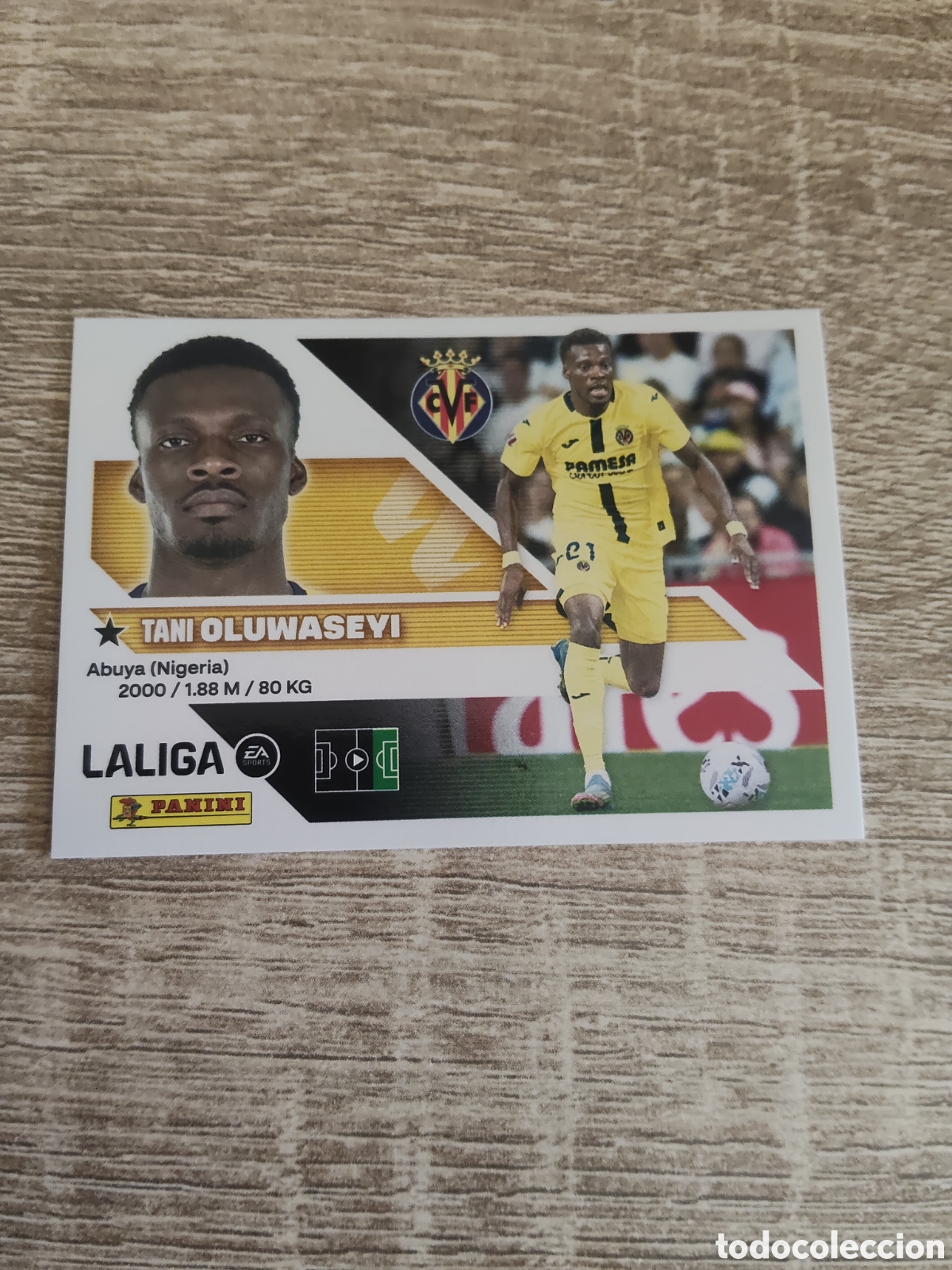 Cromos de f&uacute;tbol: Oluwaseyi Villarreal liga 2026 2027 26 27 ediciones este