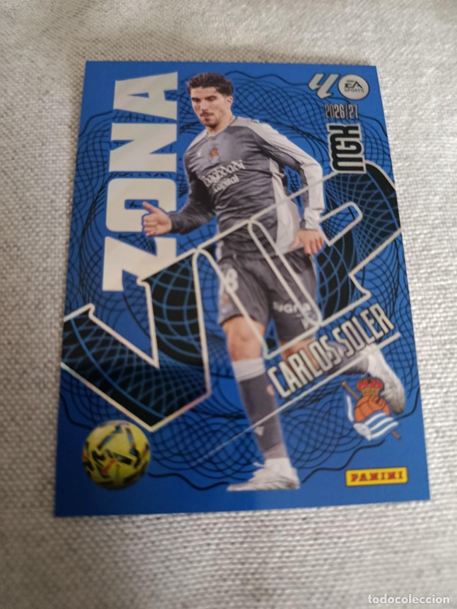 Cromos de f&uacute;tbol: Megacracks 26/27. 390- Carlos Soler. Real Sociedad. Zona VIP.