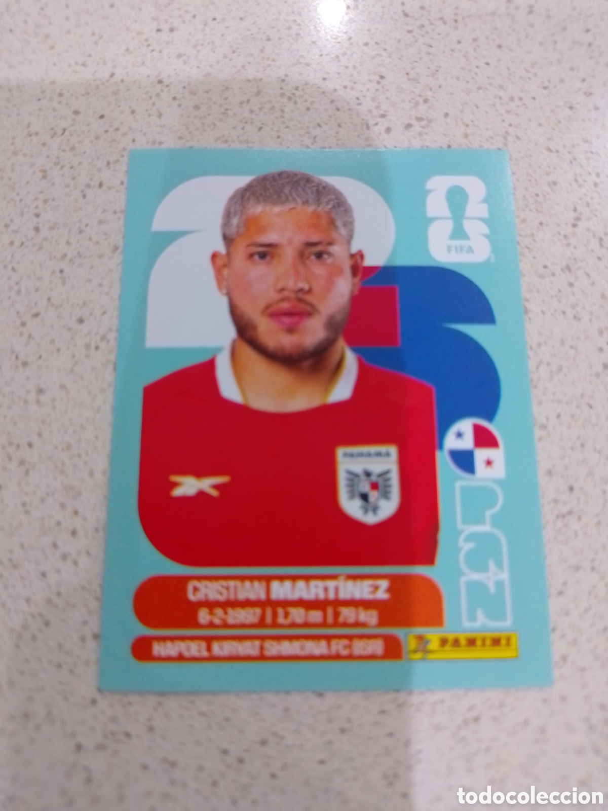 Cromos de f&uacute;tbol: CROMO N&Uacute;MERO 10 MARTINEZ PANAMA. MUNDIAL 2026. PANINI.