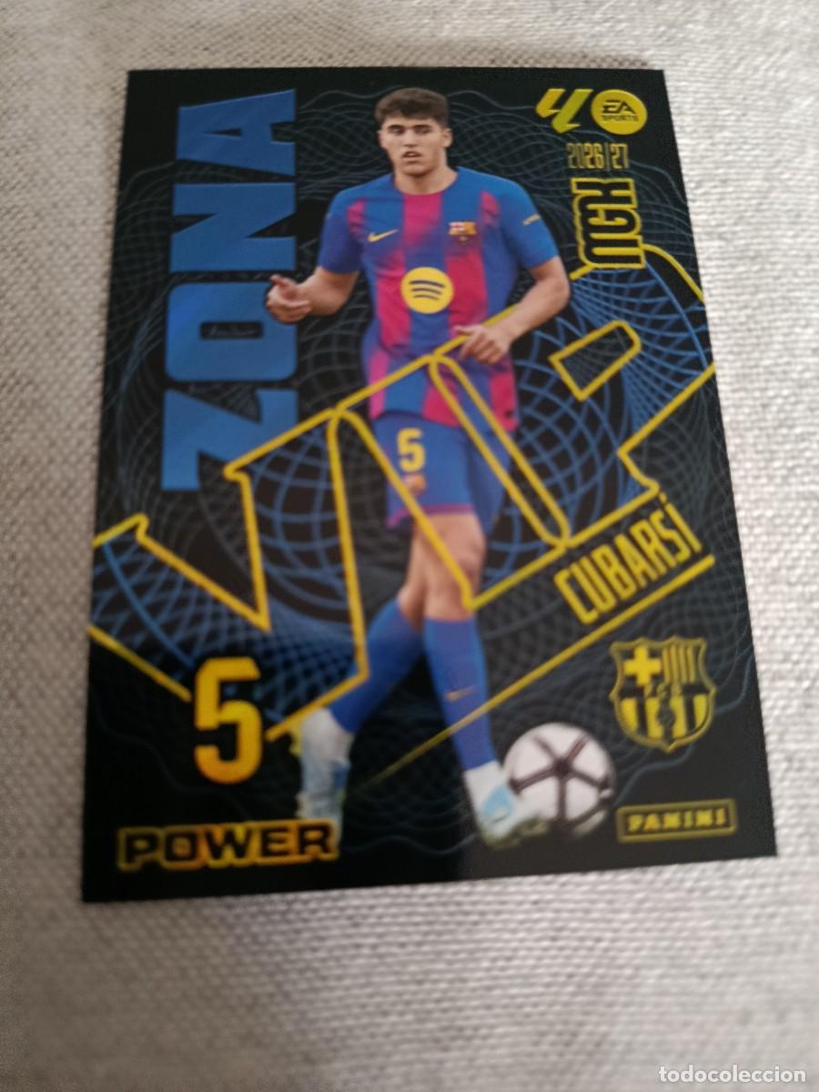 Cromos de f&uacute;tbol: Megacracks 26/27. 391P- Cubarsi. Barcelona. Zona VIP power.