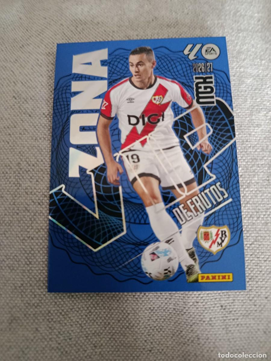 Football Stickers: Megacracks 26/27. 392- De Frutos. Rayo Vallecano. Zona VIP.