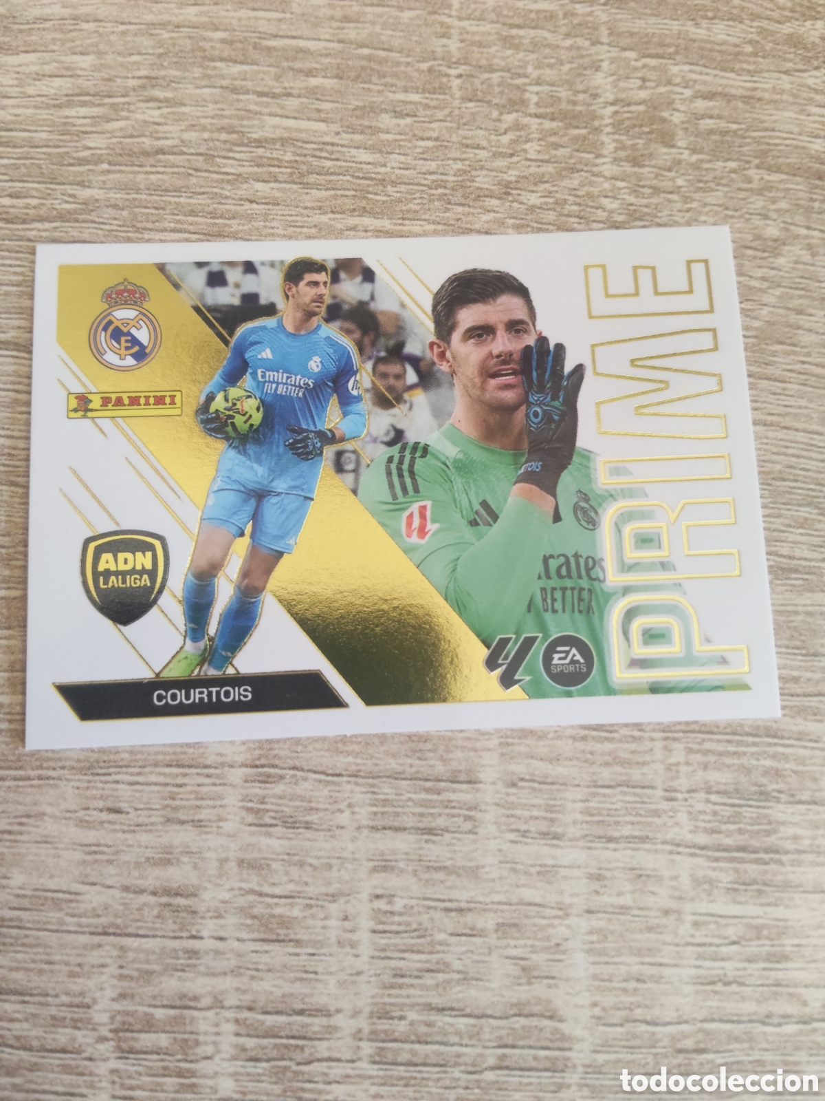 Football Stickers: Courtois Real Madrid Prime liga 2026 2027 26 27 ediciones este