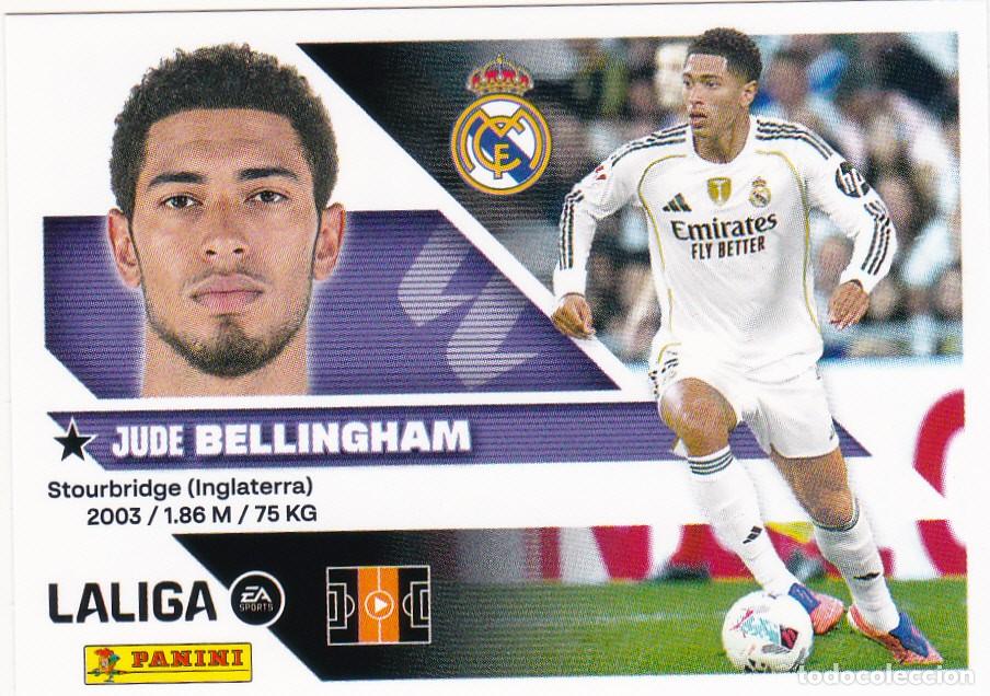 Cromos de f&uacute;tbol: ESTE 2026-27 * BELLINGHAM * N&ordm; 14 - DEL REAL MADRID - (NUEVO DE SOBRE) (A-20)
