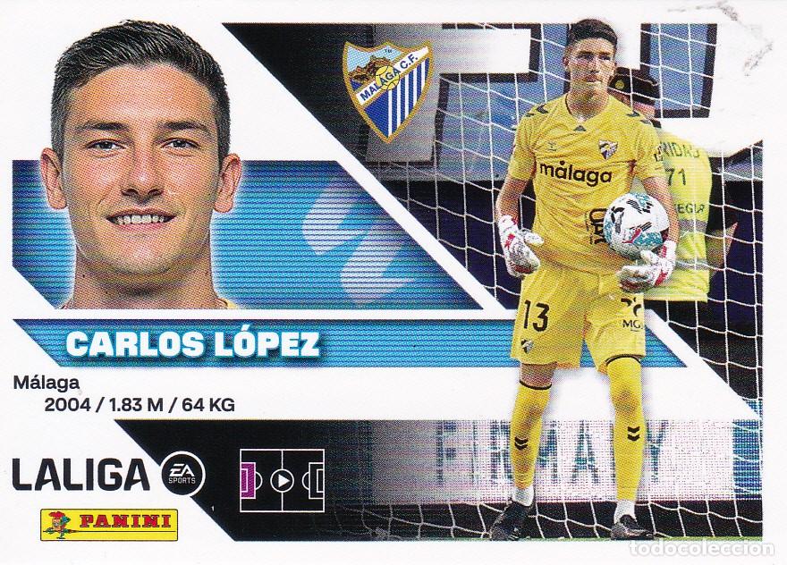 Fu&szlig;ball-Sticker: ESTE 2026-27 * CARLOS L&Oacute;PEZ * N&ordm; 4 - DEL MALAGA - (NUEVO DE SOBRE) (A-20)