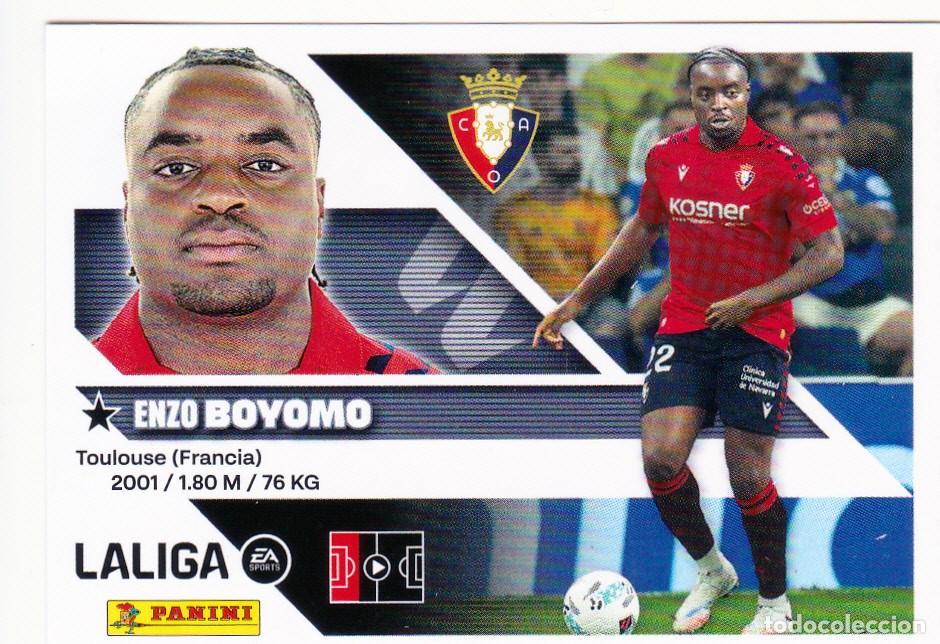 Cartes &agrave; collectionner de Football: ESTE 2026-27 * BOYOMO * N&ordm; 6 - DEL OSASUNA - (NUEVO DE SOBRE) (A-20)