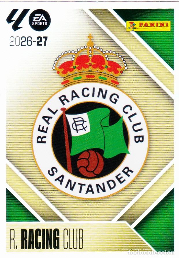 Cartes &agrave; collectionner de Football: ESTE 2026-27 * ESCUDO * N&ordm; 1 - DEL RACING - (NUEVO DE SOBRE) (A-20)