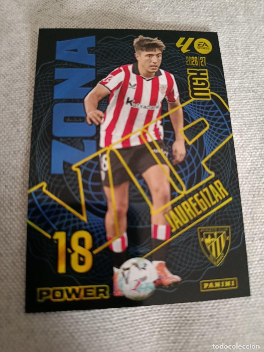 Cartes &agrave; collectionner de Football: Megacracks 26/27. 398P-Jauregizar. Athletic de Bilbao. Zona VIP power.