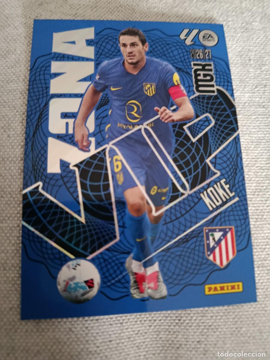 Cromos de f&uacute;tbol: Megacracks 26/27. 400- Koke. Atl&eacute;tico de Madrid. Zona VIP.