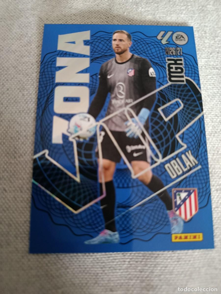 Cromos de f&uacute;tbol: Megacracks 26/27. 403- Oblak. Atl&eacute;tico de Madrid. Zona VIP.