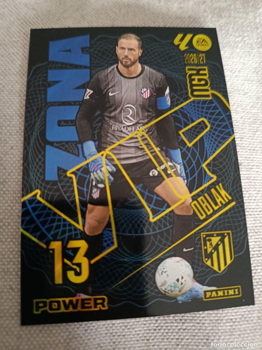 Cromos de f&uacute;tbol: Megacracks 26/27. 403P- Oblak. Atl&eacute;tico de Madrid. Zona VIP power.