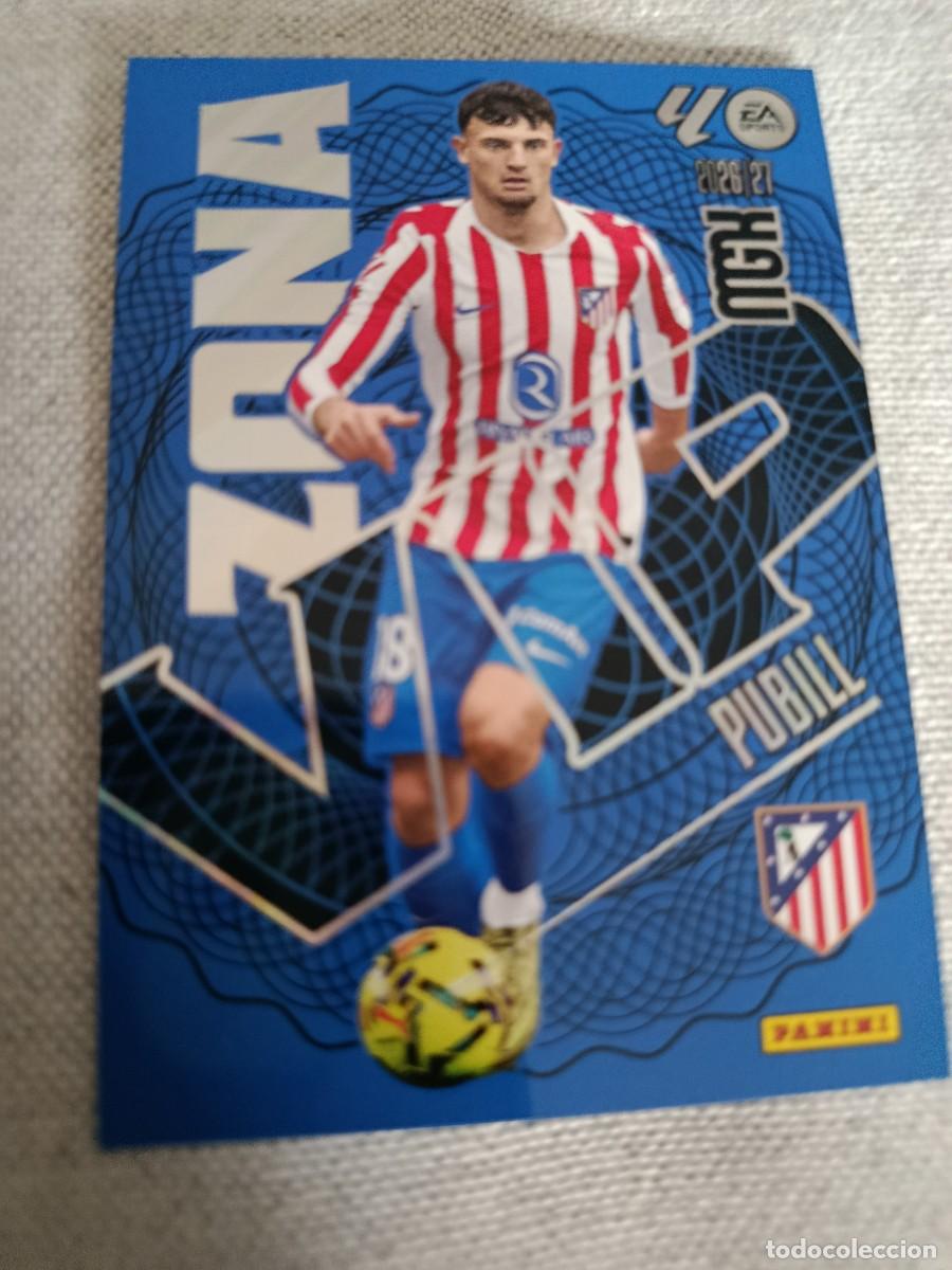Cartes &agrave; collectionner de Football: Megacracks 26/27. 404- Pubill. Atl&eacute;tico de Madrid. Zona VIP.