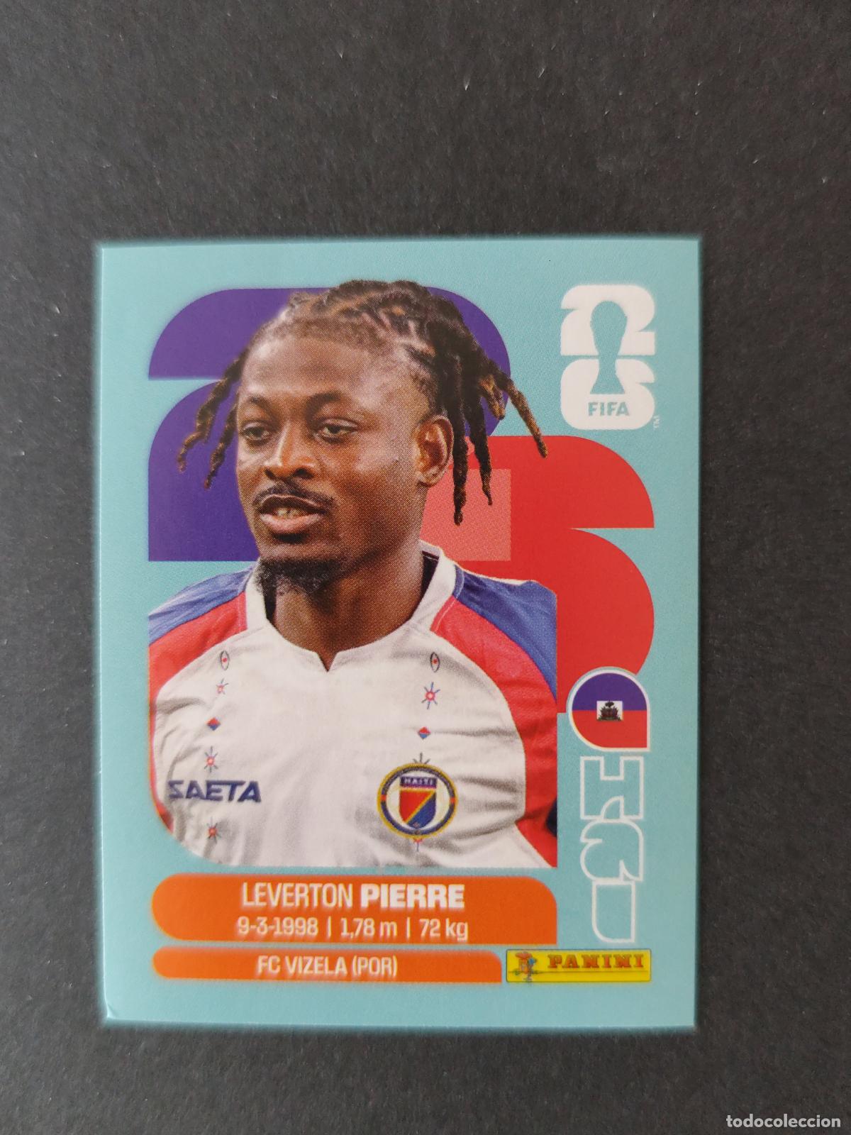 Cartes &agrave; collectionner de Football: HAI10 LEVERTON PIERRE 10 HAIT&Iacute; MUNDIAL FIFA WORLD CUP 2026 STICKER PANINI SIN PEGAR
