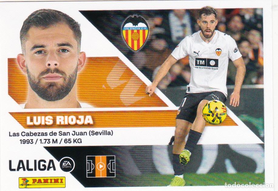 Cartes &agrave; collectionner de Football: ESTE 2026-27 * LUIS RIOJA * N&ordm; 14 - DEL VALENCIA - (NUEVO DE SOBRE) (A-20)