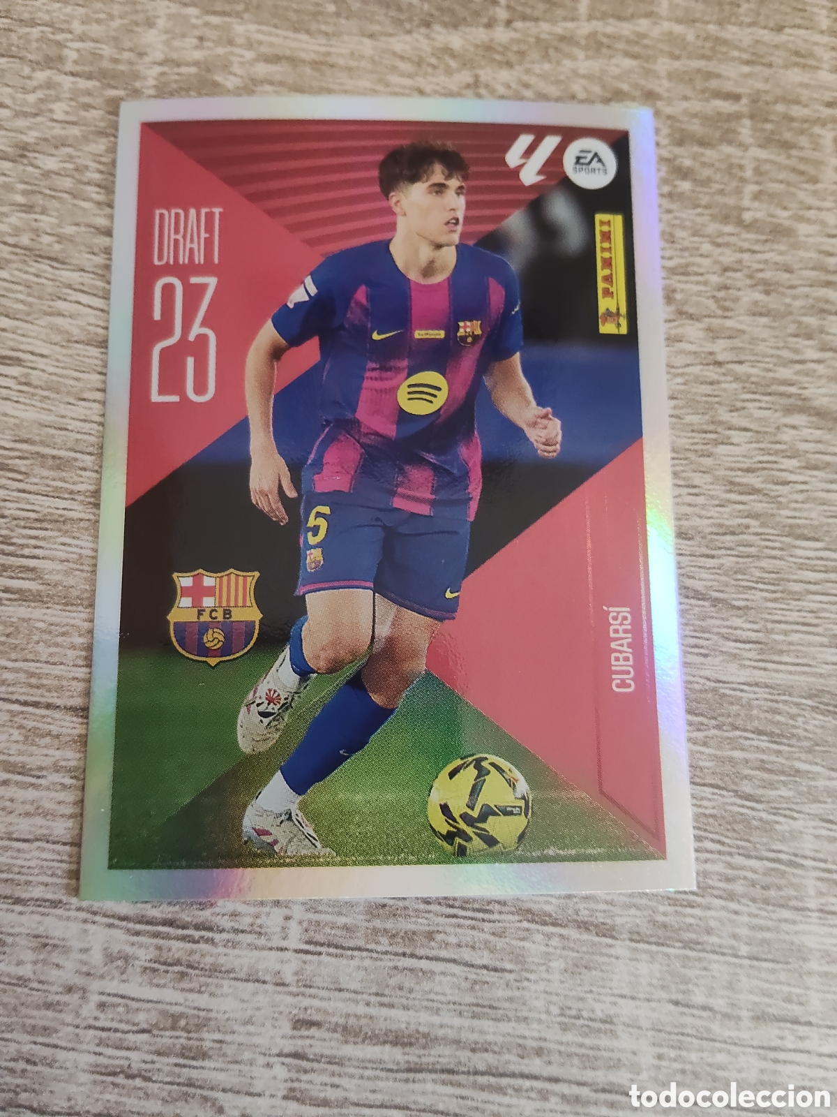 Cromos de f&uacute;tbol: Cubarsi Barcelona draft 23 liga 2026 2027 26 27 ediciones este