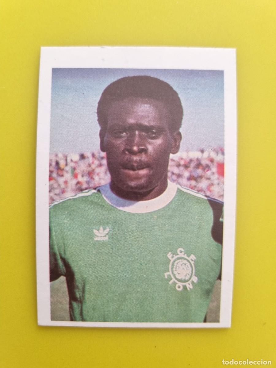 Cromos de f&uacute;tbol: CROMO FTUBOL ESPA&Ntilde;A 82 FHER M'BOW N&ordm;88 CAMERUN AR826