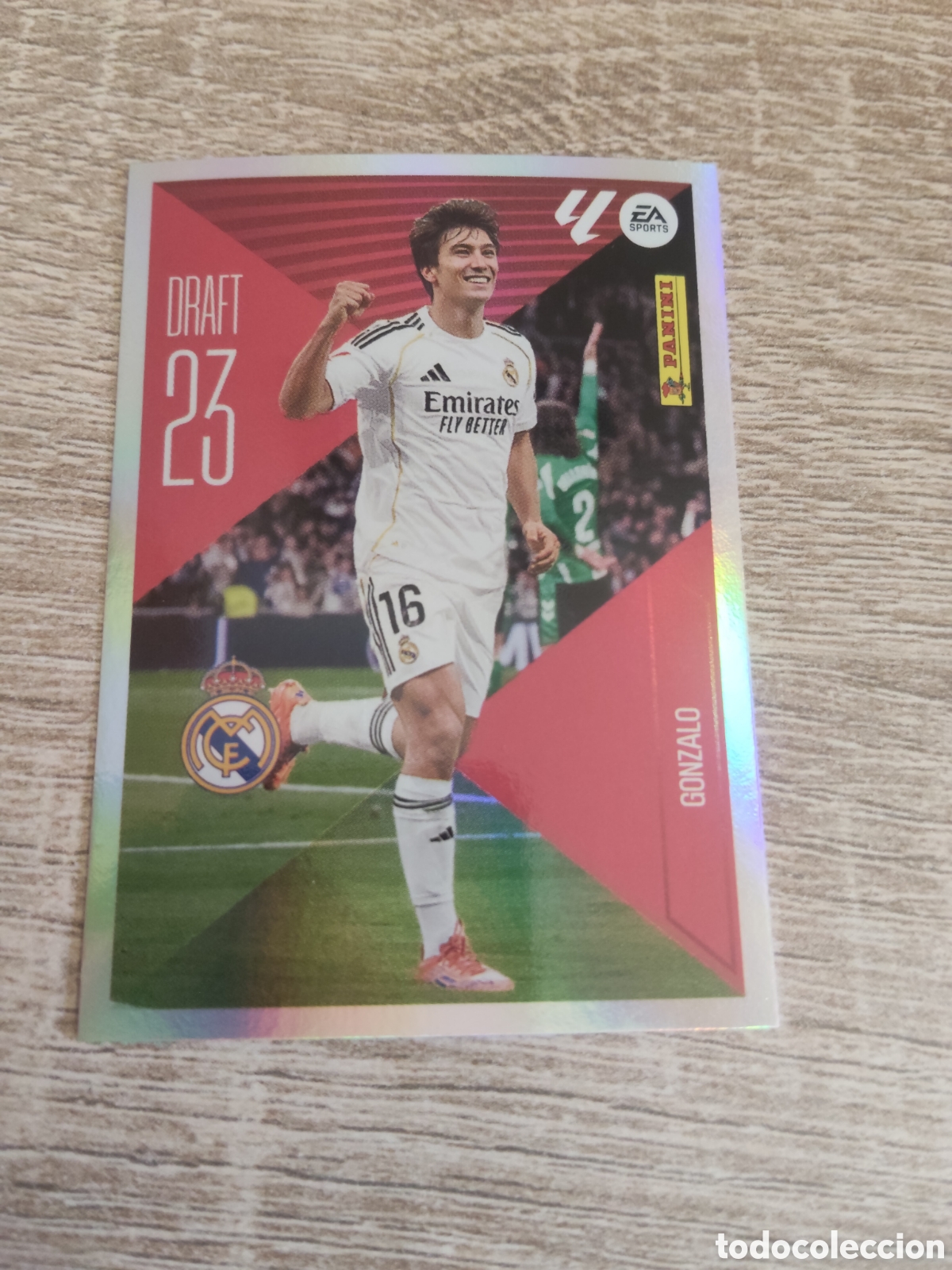 Cromos de f&uacute;tbol: Gonzalo Real Madrid draft 23 liga 2026 2027 26 27 ediciones este