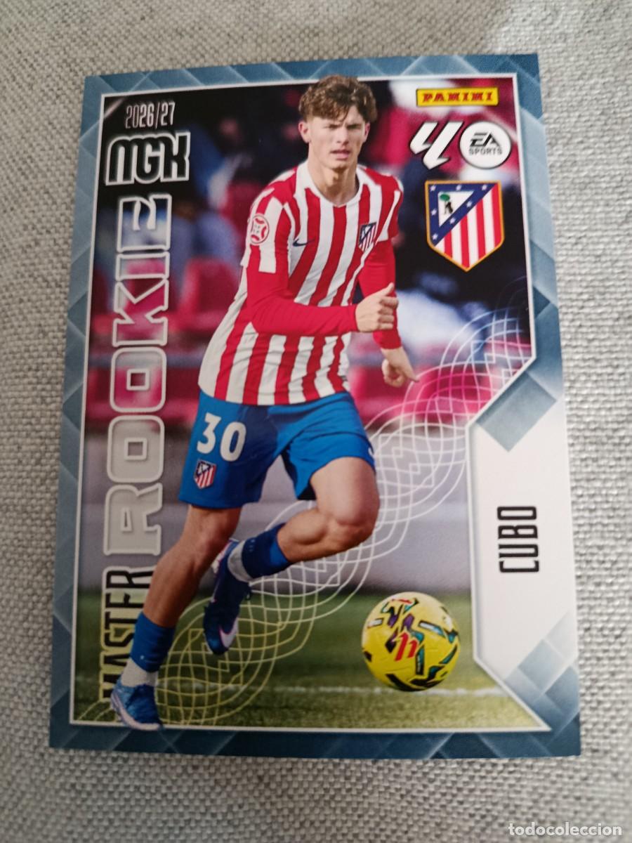 Cromos de f&uacute;tbol: Megacracks 26/27. 410- Cubo. Atl&eacute;tico de Madrid. M&aacute;ster rookie